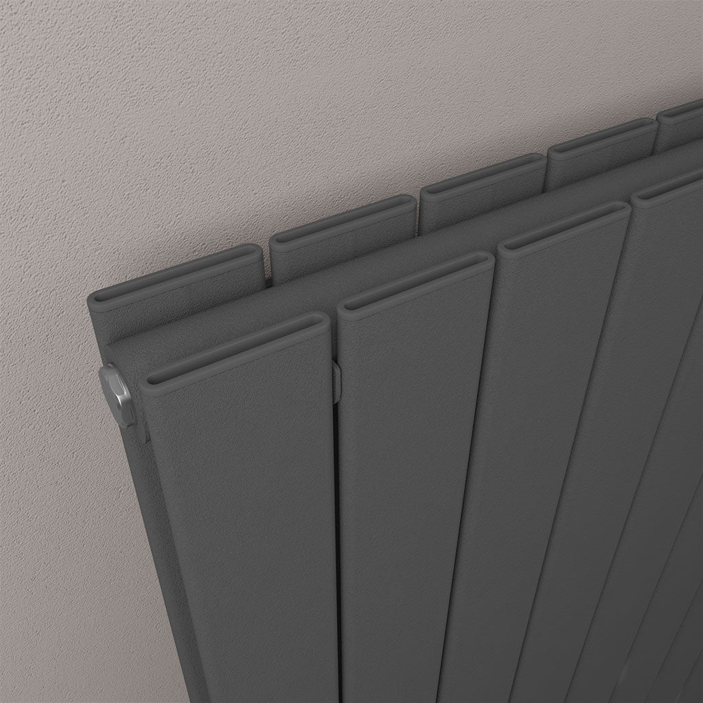 Eastbrook Addington Aluminium Radiator 600 x 1772 mm Type 20 - Mat Antraciet