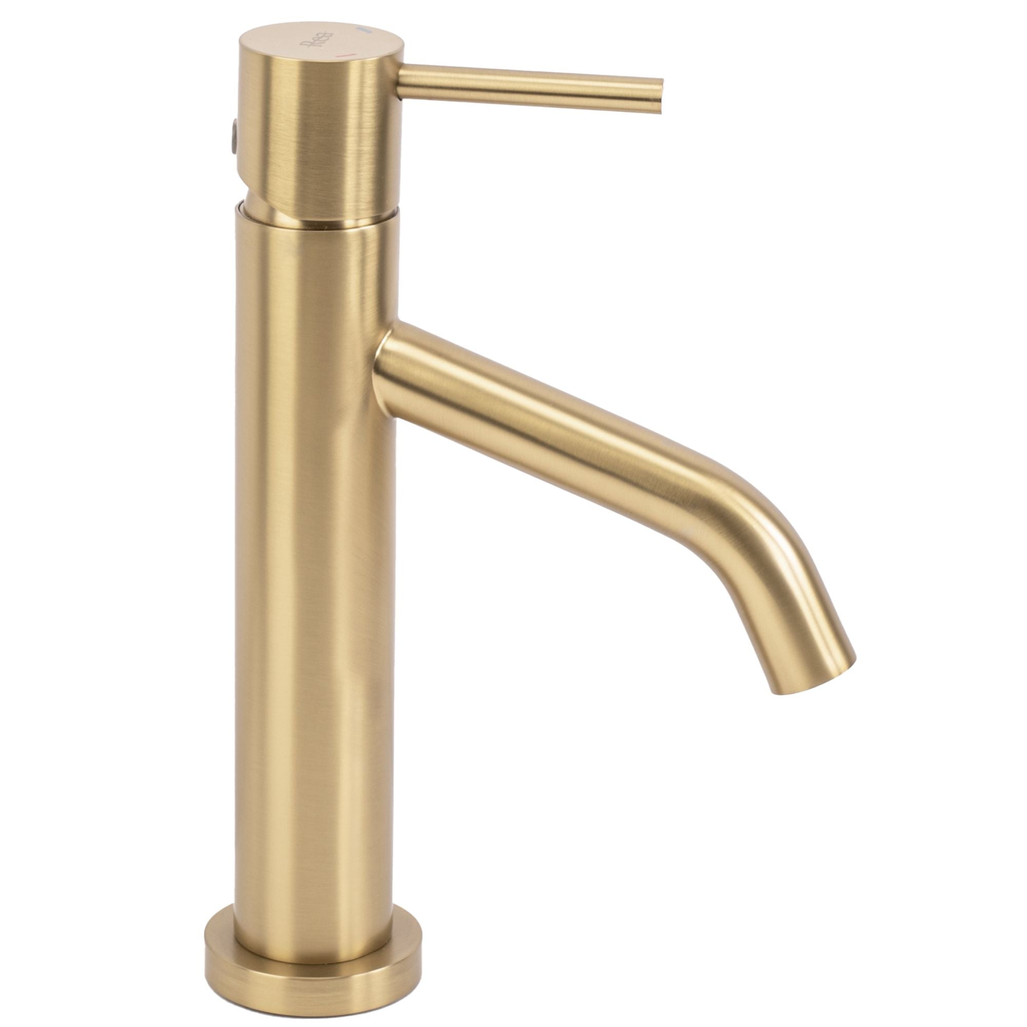 Wastafelkraan Rea Level Gold Brush Low