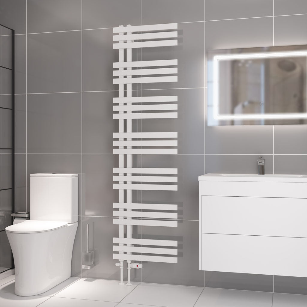 Eastbrook Hurley handdoekradiator 50x180 cm 750W Mat Wit