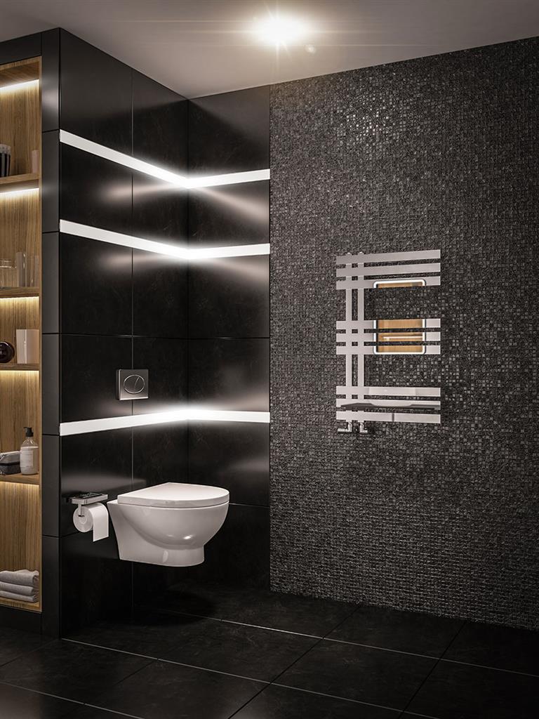 Eastbrook Hurley handdoekradiator 50x80 cm 450W Chroom