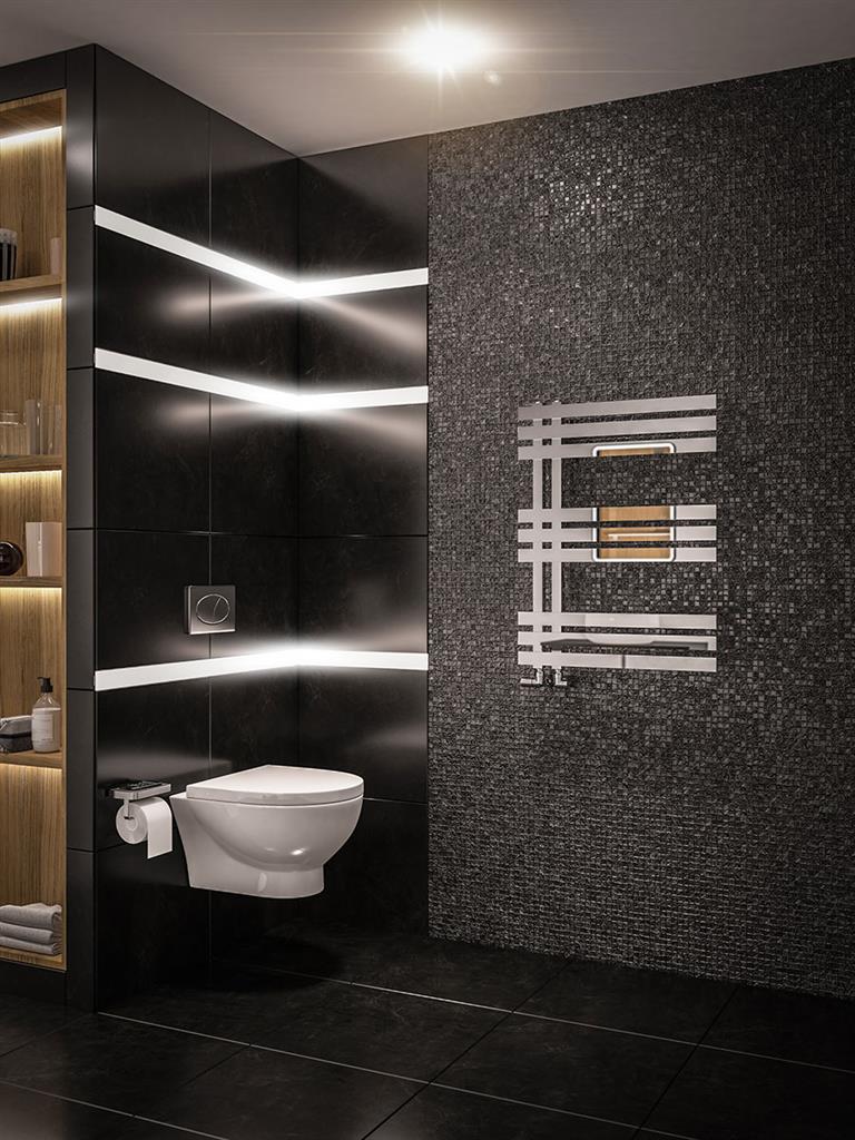 Eastbrook Hurley handdoekradiator 60x80 cm 450W Chroom