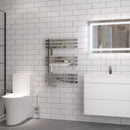 Eastbrook Hurley handdoekradiator 60x80 cm 450W Chroom