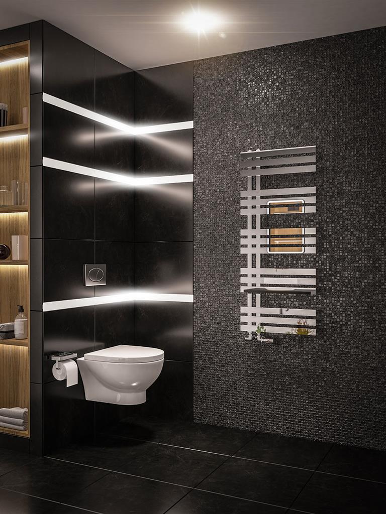 Eastbrook Hurley handdoekradiator 50x120 cm 600W Chroom