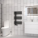 Eastbrook Hurley handdoekradiator 50x80 cm 450W Mat Zwart