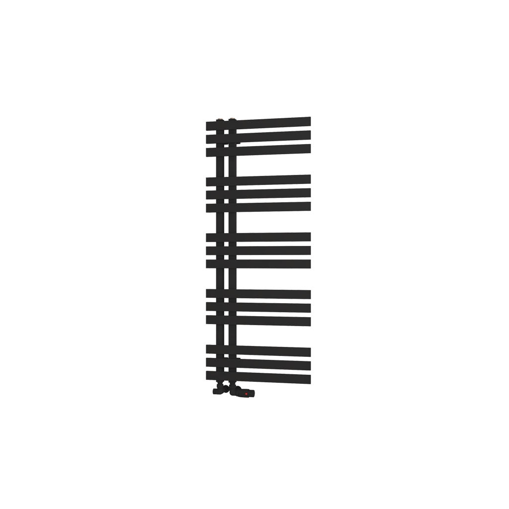 Eastbrook Hurley handdoekradiator 50x120 cm 600W Mat Zwart