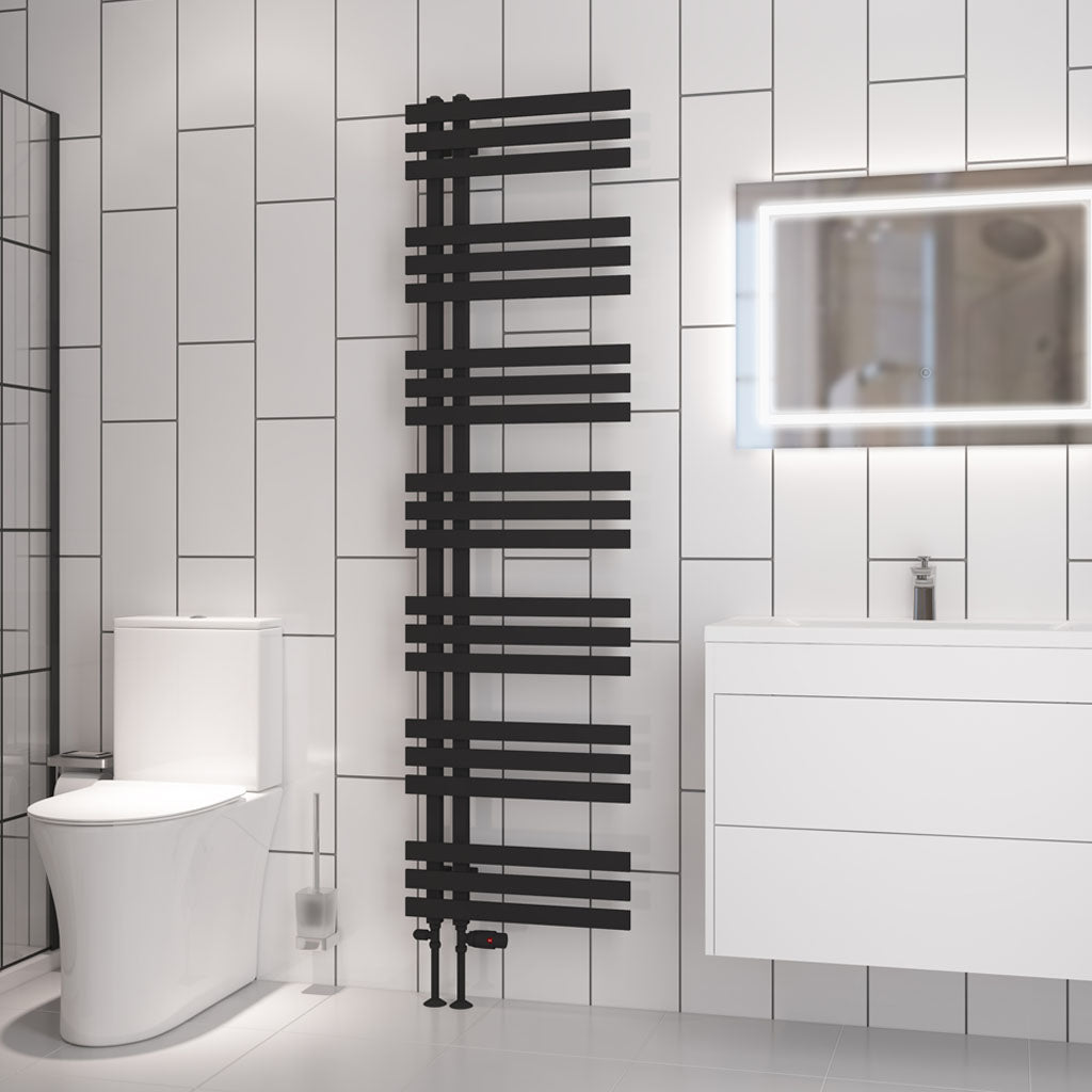 Eastbrook Hurley handdoekradiator 50x180 cm 750W Mat Zwart