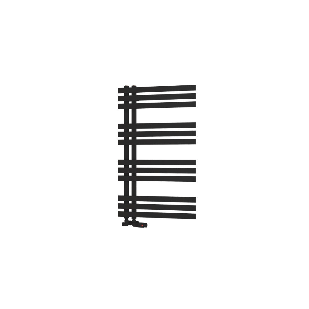 Eastbrook Hurley handdoekradiator 60x100 cm 600W Mat Zwart