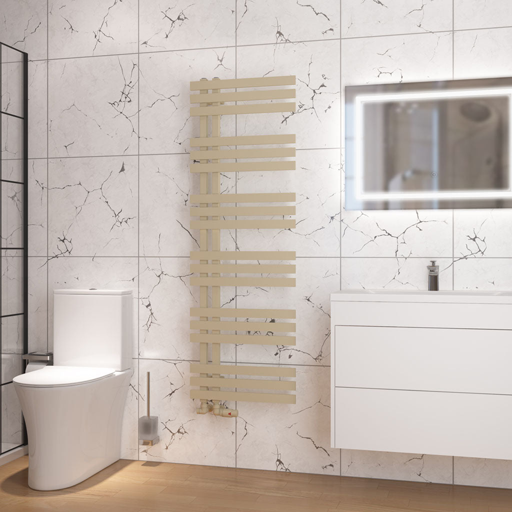 Eastbrook Hurley handdoekradiator 50x150 cm 600W Beige