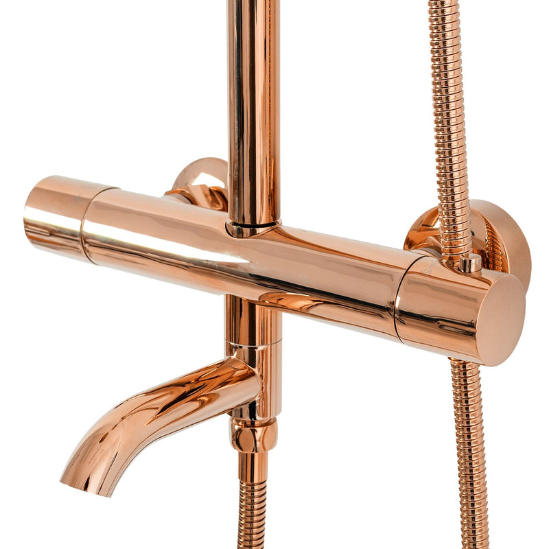 Doucheset REA Lungo Rose Gold Met Thermostaat - View 2