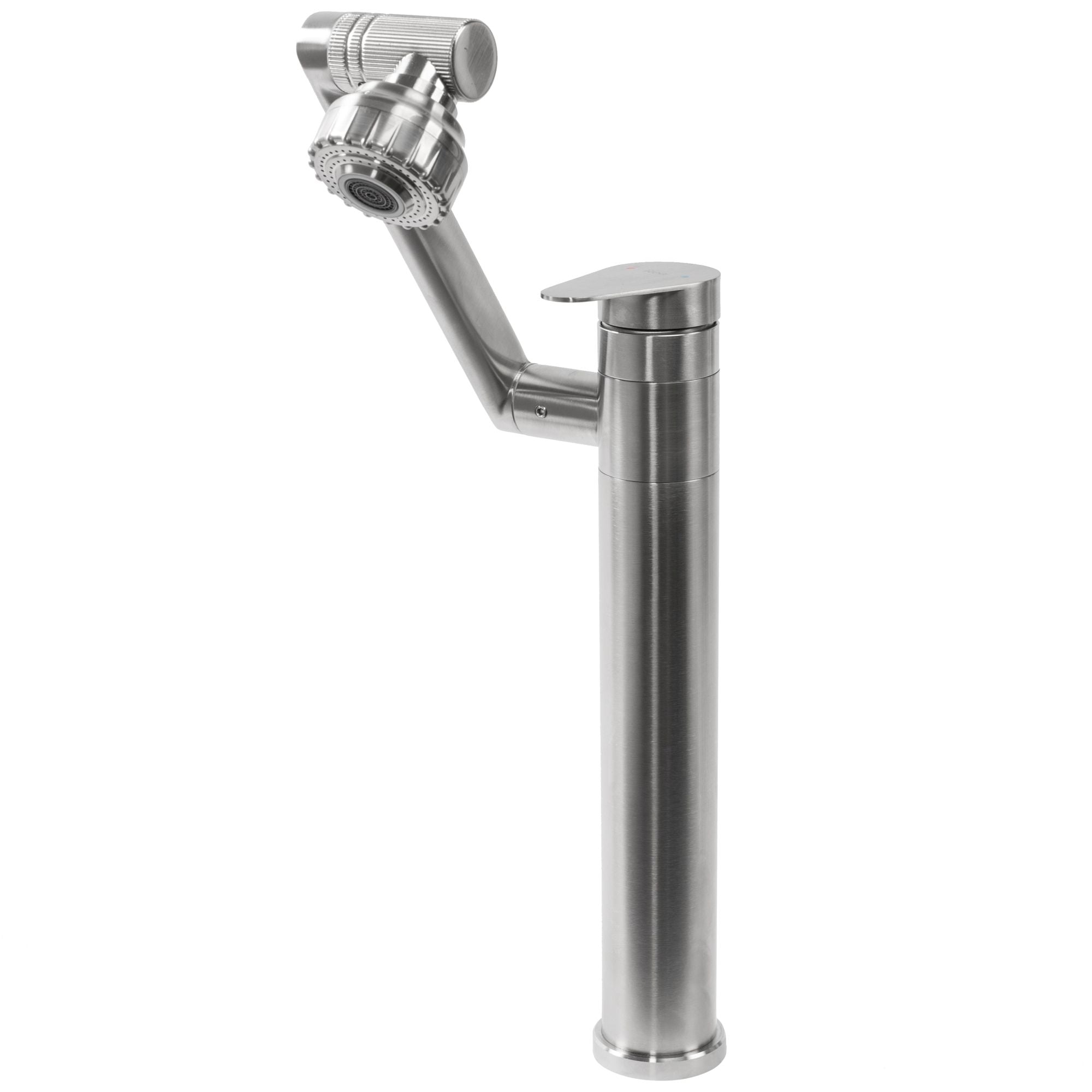 Wastafelkraan Rea Paco Brush Steel High