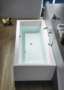 Ligbad Polysan CLEO  160x75x48cm Acryl Wit