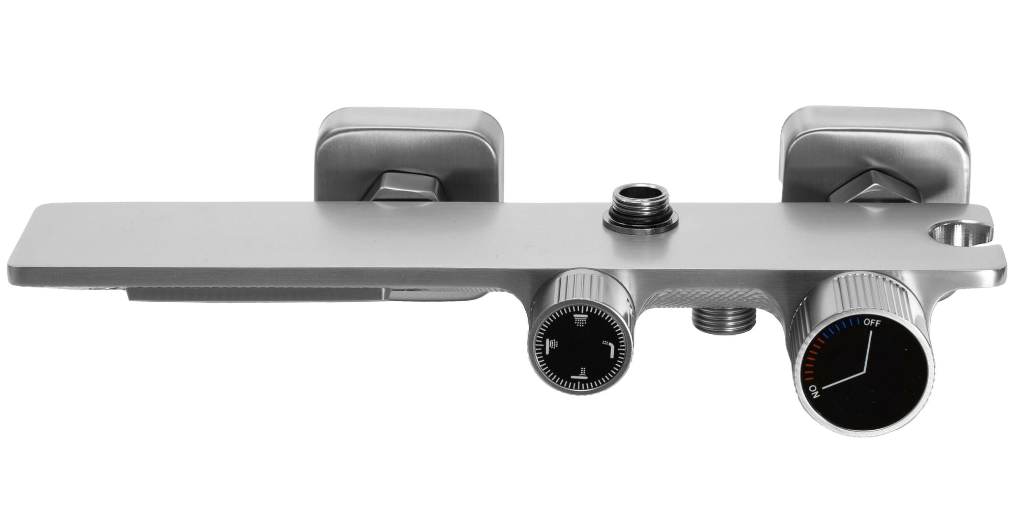 Doucheset REA Helix Geborsteld Steel