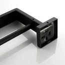 Wieszak łazienkowy na ręczniki dwuramienny Czarny mat ERLO 02 - View 5