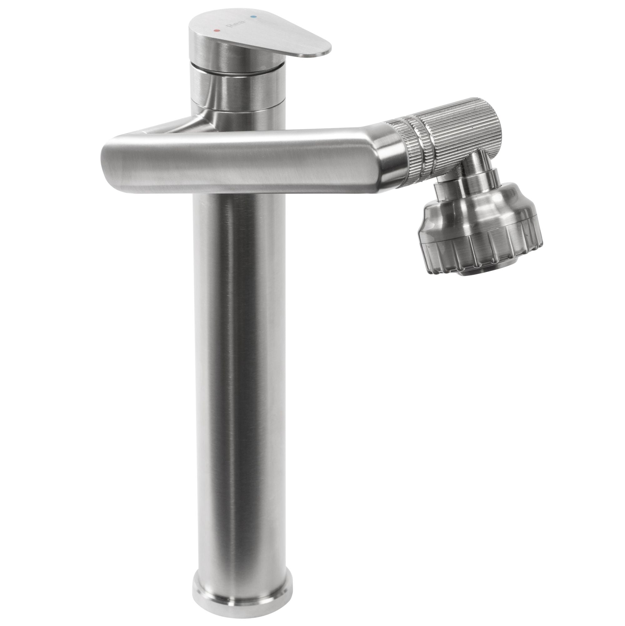 Wastafelkraan Rea Paco Brush Steel High