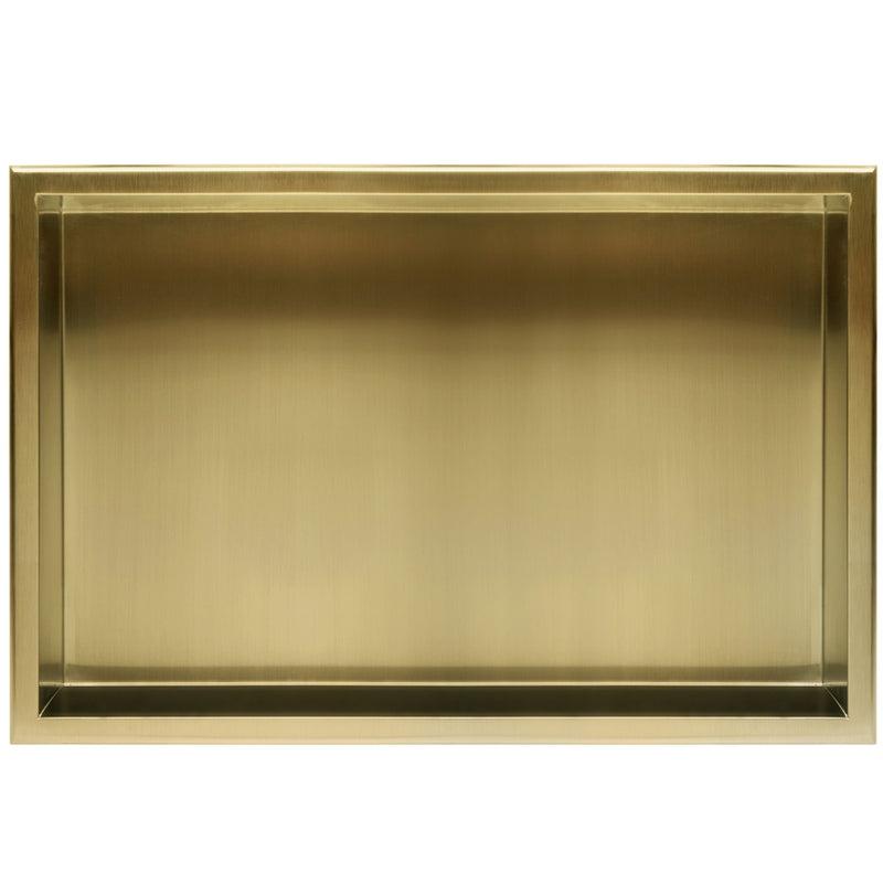 bathroom shelf 30x60 gold brush - View 4