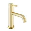 Eastbrook Meriden Mini Wastafelkraan Met Afvoerplug Geborsteld Messing