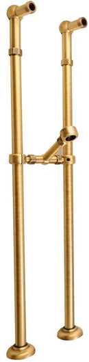 Vloeraansluiting voor badkraan Antea per set brons