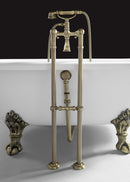 Vloeraansluiting voor badkraan Antea per set brons