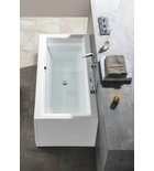 Polysan Cleo Rechthoekig Ligbad 150x75 cm Wit afbeelding 2