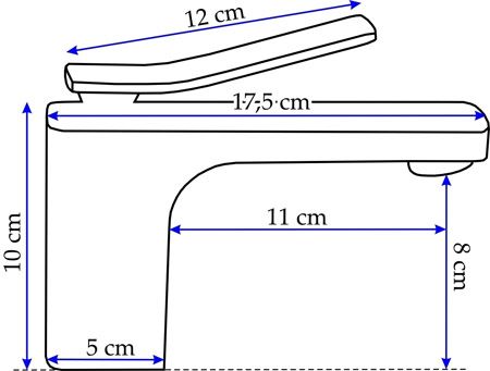 Wastafelkraan Rea Sonic Black Low - View 9