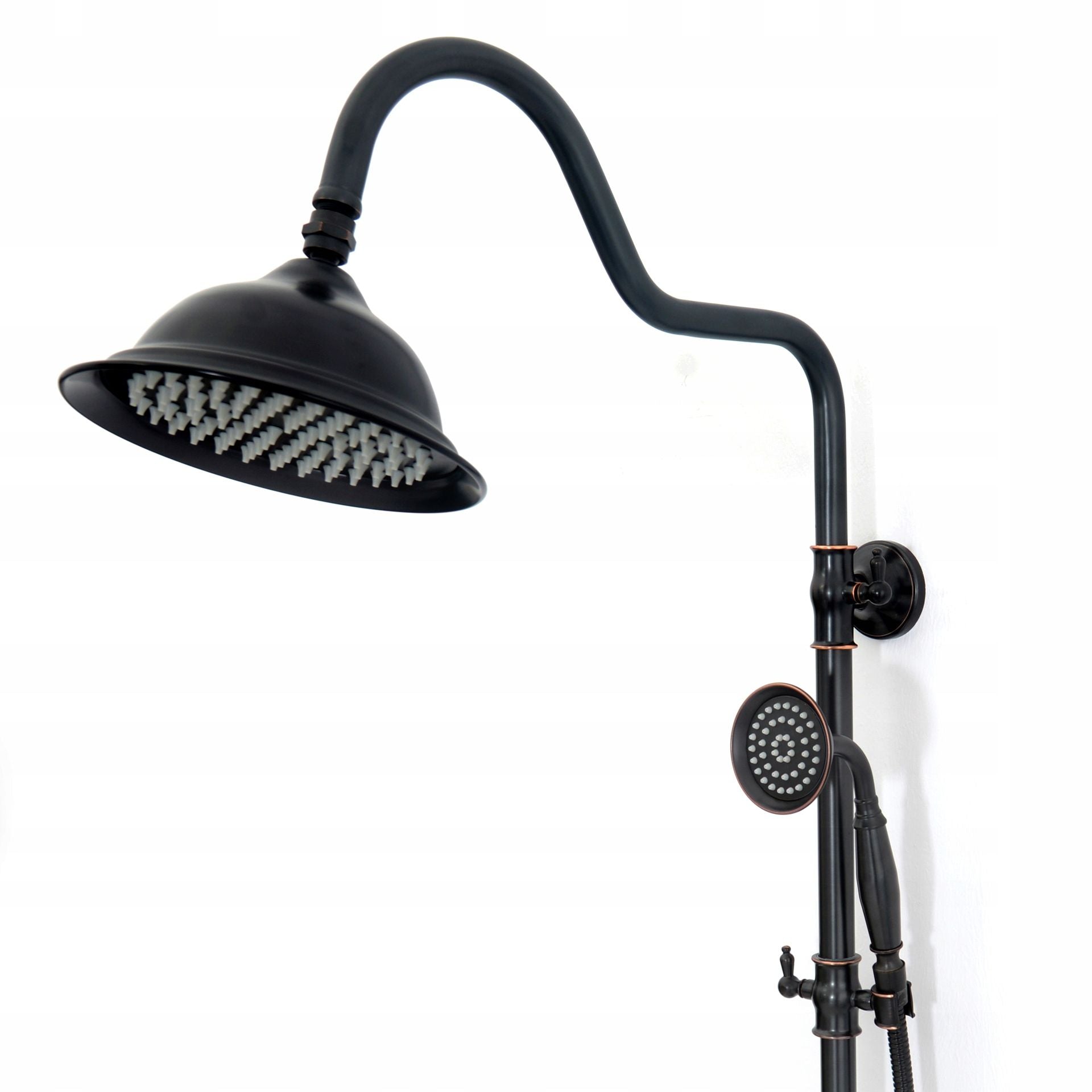 Doucheset REA Retro Old Mat Zwart