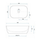 Opzetwastafel Rea Belinda mini stone matt - View 6