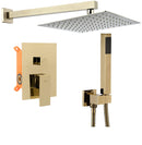 Inbouw regendoucheset BENTO GOLD + BOX