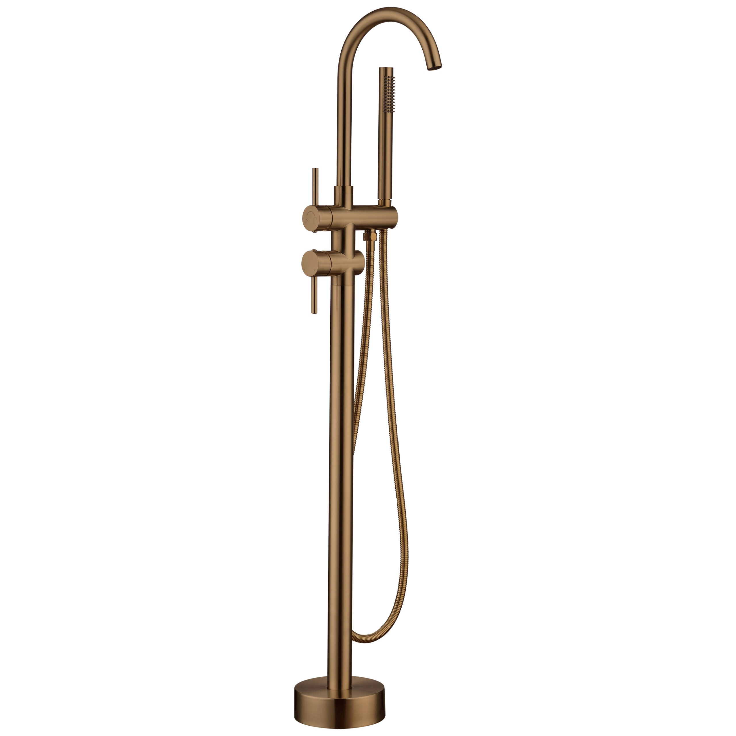 Vrijstaande Badkraan Zaragoza Brushed Copper