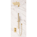 Eastbrook vierkante inbouw regendouche set - geborsteld messing - foto 1