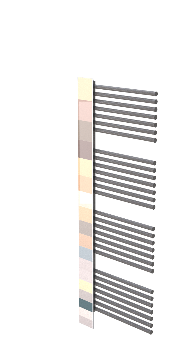 Bial Design Radiator A100 MIRROR Platina 530x1374