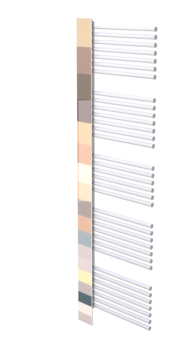 Bial Design Radiator A100 LINES Platina 530x1694