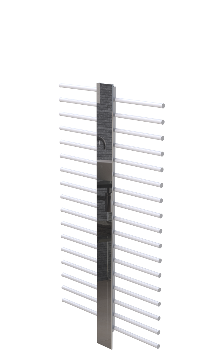 Bial Design Radiator A300 MIRROR Antraciet 750x1374