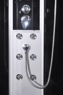 Gesloten douchecabine Vario links 120x80x215 kitvrij