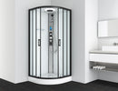 Gesloten Douchecabine Kwartrond 90x90x215 Kitvrij Austin