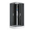 Gesloten Douchecabine Kwartrond 90x90x215 Kitvrij Austin