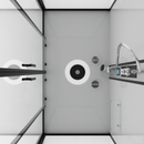 Gesloten Douchecabine Kitvrij NEW York 160x90x215 Mat zwart