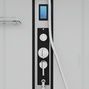 Gesloten Douchecabine Kitvrij NEW York 160x90x215 Mat zwart