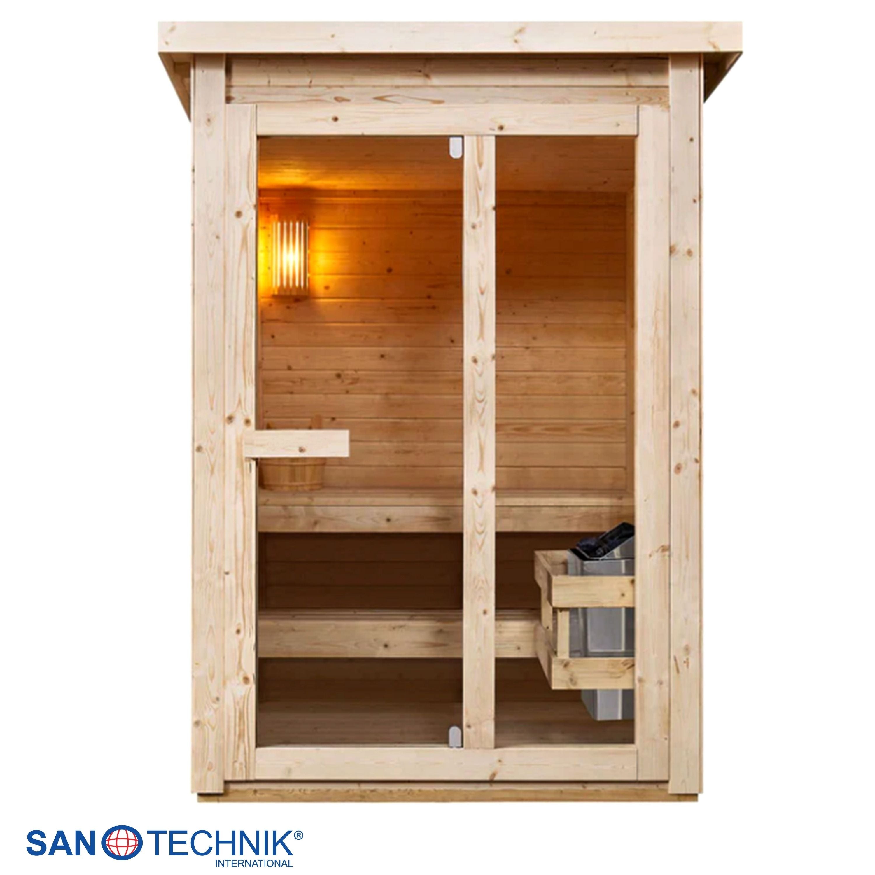 Sanotechnik Helsinki Buitensauna voor 3 personen 165x175x220 cm
