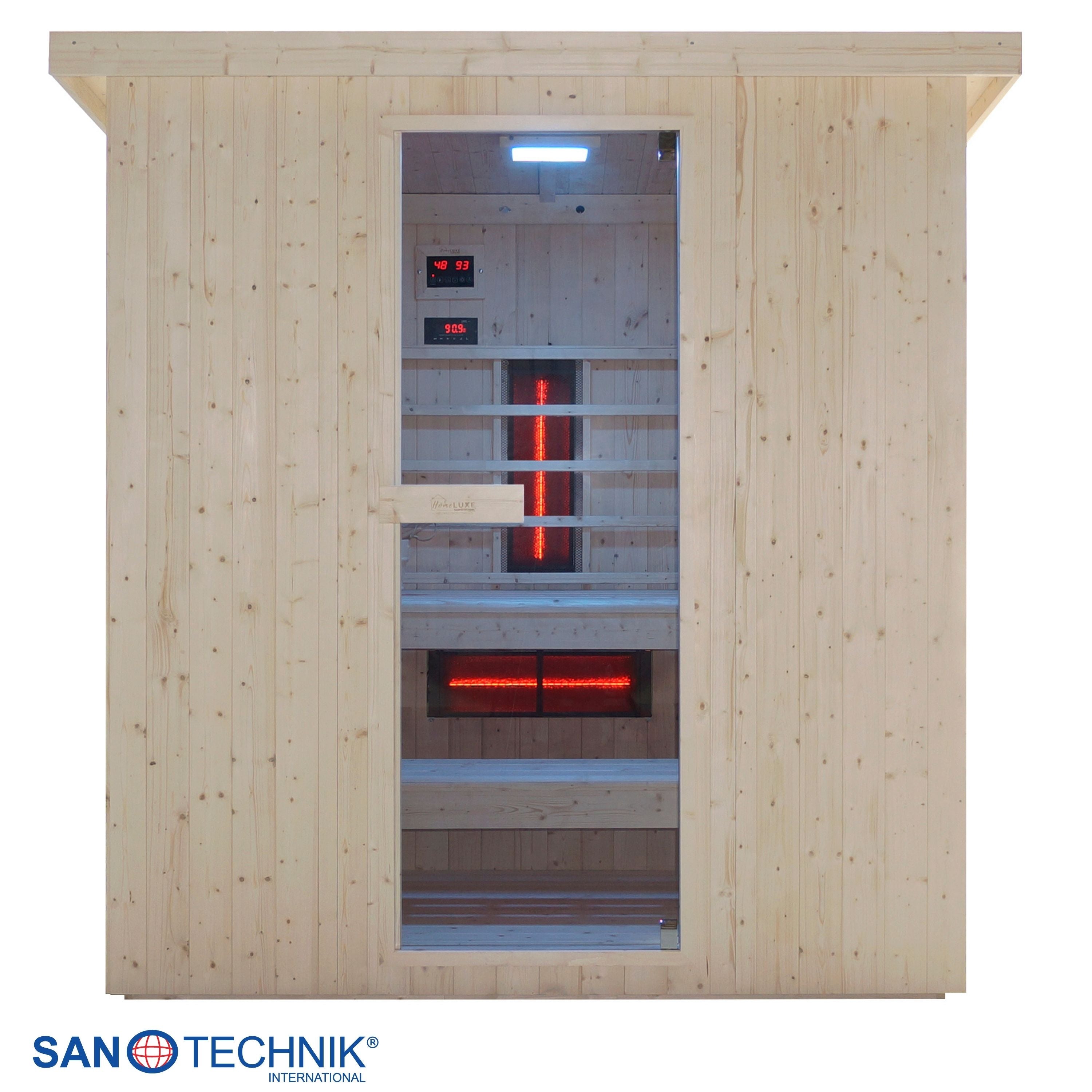 Sanotechnik Lahti Buitensauna voor 6 personen 200x180x200 cm