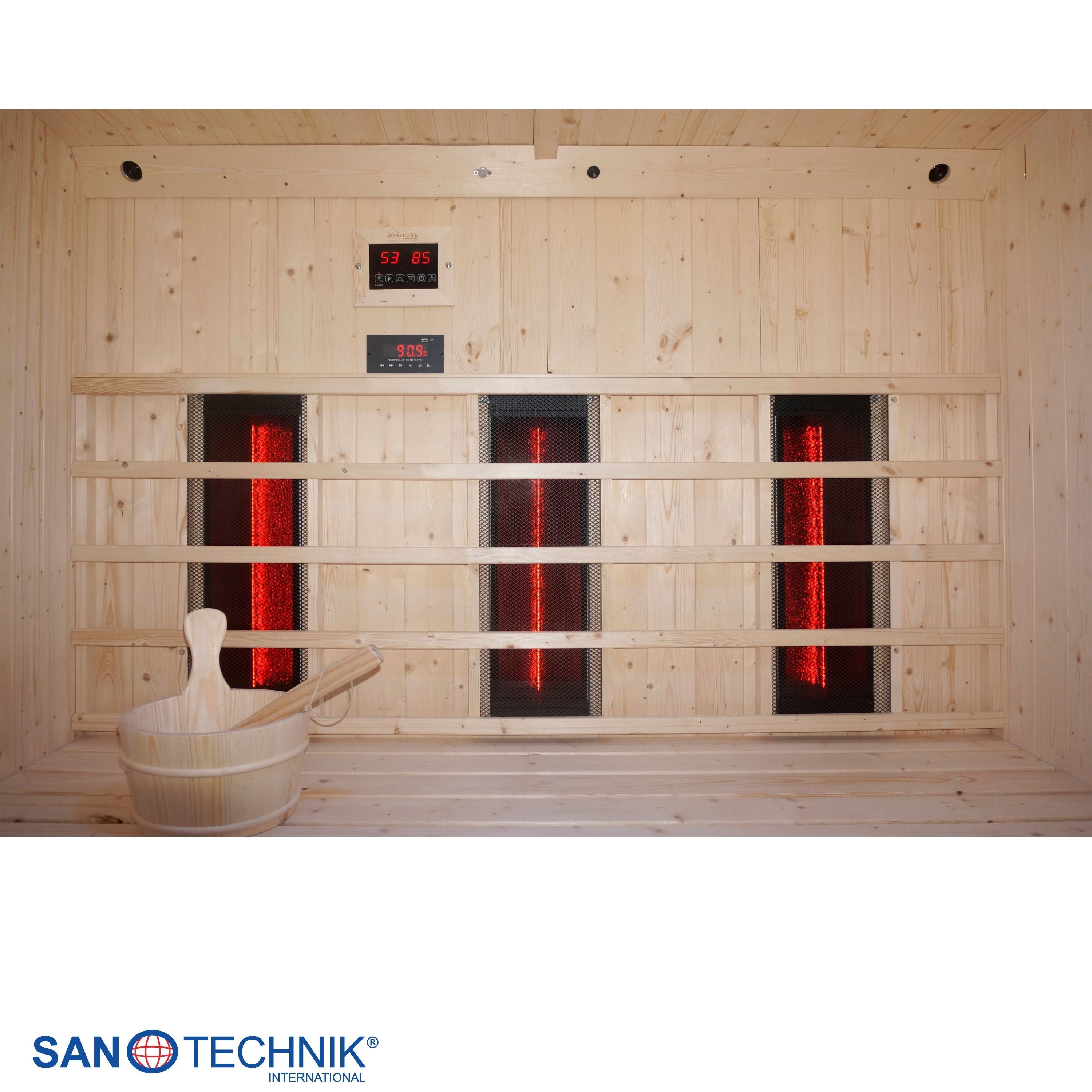 Sanotechnik Lahti Buitensauna voor 6 personen 200x180x200 cm