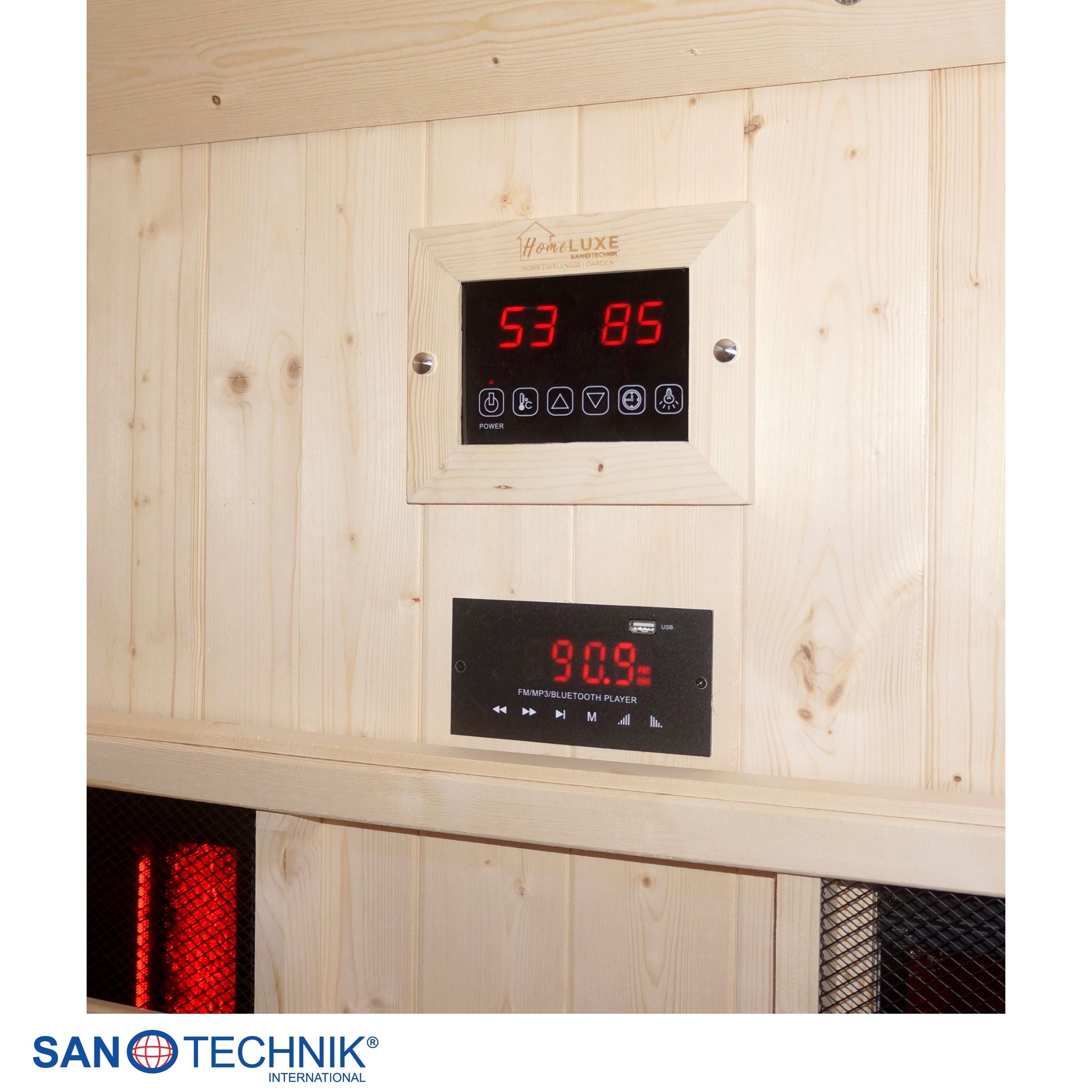 Sanotechnik Lahti Buitensauna voor 6 personen 200x180x200 cm