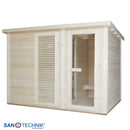 Sanotechnik Vaasa Buitensauna voor 6 personen 310x230x220 cm
