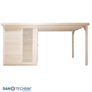 Sanotechnik Rauma Buitensauna voor 5 personen 460x230x220 cm
