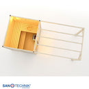 Sanotechnik Rauma Buitensauna voor 5 personen 460x230x220 cm