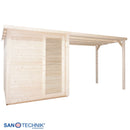 Sanotechnik Rauma Buitensauna voor 5 personen 460x230x220 cm