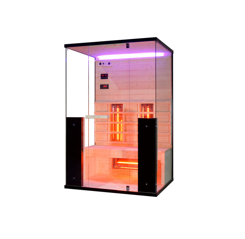 2 persoons infrarood sauna vol spectrum 2200 Watt Billund