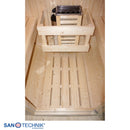 Sanotechnik Tromsö M Buitensauna voor 2 personen 190x120x190 cm