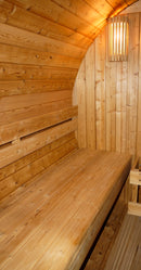 Houten Buitensauna Tromsö XL Barrelsauna 6 personen