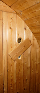 Houten Buitensauna Tromsö XL Barrelsauna 6 personen