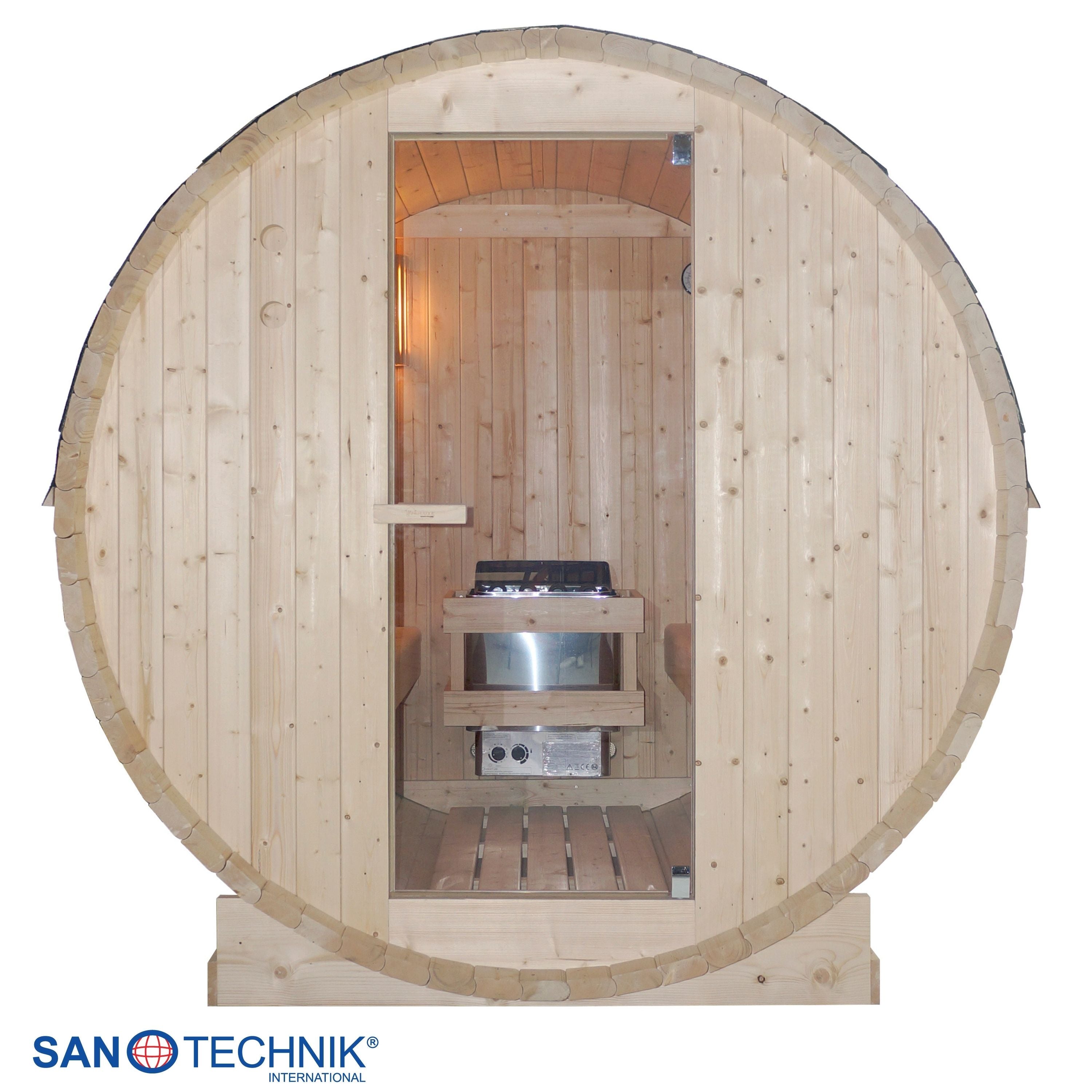 Sanotechnik Tromsö L Buitensauna voor 4 personen 190x180x190 cm